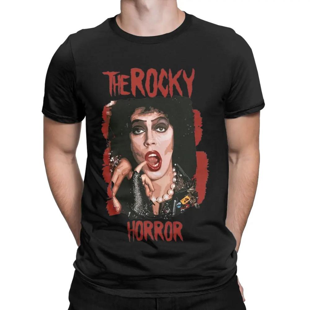 Футболка The Rockys Horror Picture Show Мужская Креативная Хлопковая Футболка с Круглым Вырезом и Коротким Рукавом Летние Топы