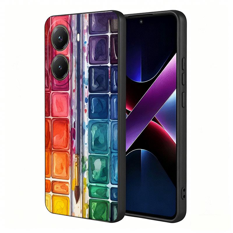 Watercolors Set Paint Palette Soft Phone Case for Xiaomi Poco X5 X6 X7 X8 Pro Max X3 F7 F8 Ultra M8 M7 M6 M5 Redmi 15 15C 14C 13