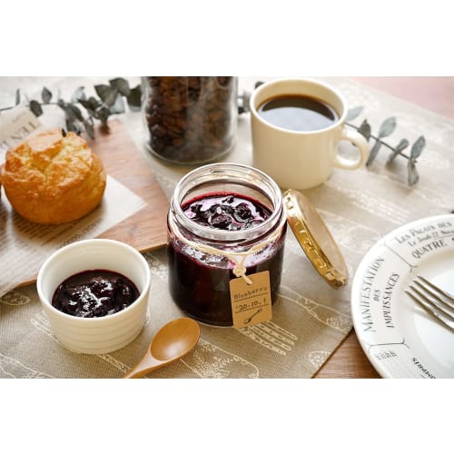 Toyo Sasaki Glass Convenient Bottle, 372ml, Made in Japan, Large Glass Storage Bottle, HW-517-A-JAN