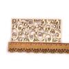 5Pcs/set Hollow Rectangle Wood Crafts For DIY Scrapbook Wooden Slices Embellishment Home Decorations Handmade Ornaments