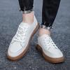 Men Top Layer Cow Leather Small White Shoes Casual Shoes Fashion Men Leather Sneakers Breathable Spring Men Designer Men Loafers
