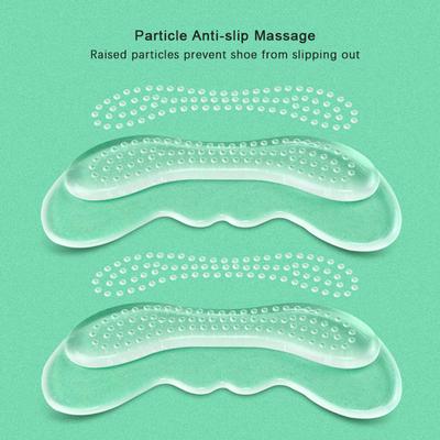 1 пара силиконовых гелевых вкладышей для подкладки на высоком каблуке, защитных вставок для обуви