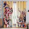 Шторы с принтом японского дракона из полиэфирного волокна для спальни, гостиной, спальни, окон, 2 шт.