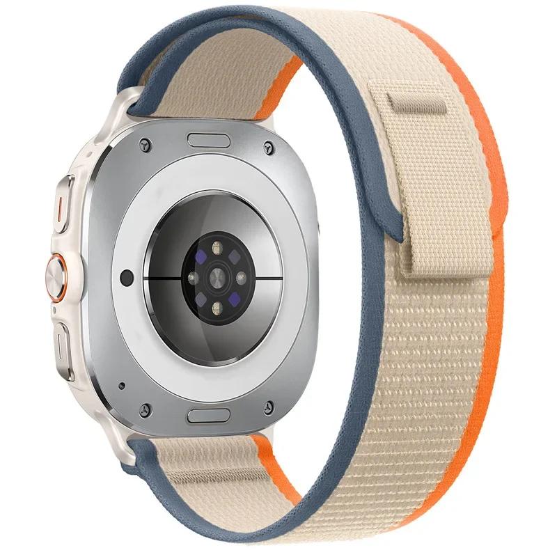 Браслет для Samsung Galaxy Watch 8/8 classic ремешок 40/44 46 мм аксессуары спортивный нейлоновый трейл-петля correa Galaxy watch Ultra ремешок