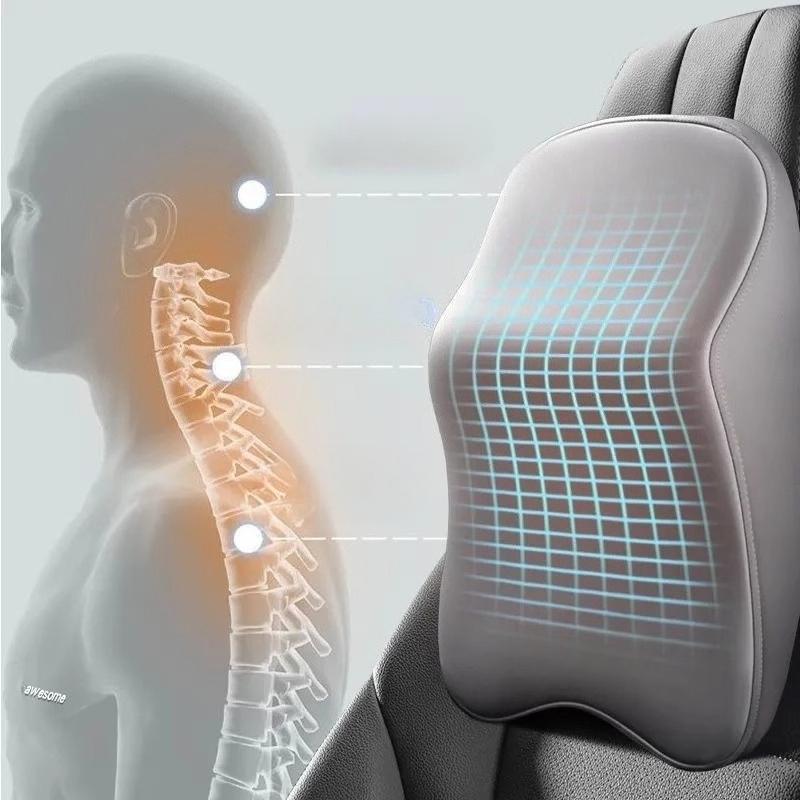 FOR Car TOYOTA COROLLA HYBRID Neck Pillow Protection Lumbar Backrest Cushion Lumbar Cushion Car Headrest Cushion