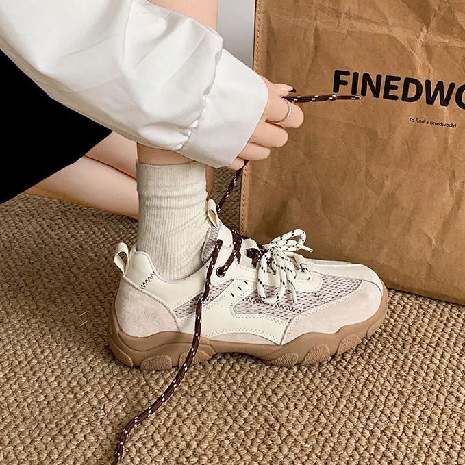 Fashion Trend Retro Showing Feet Small Platform Dad Shoes Women's 2025 New Autumn and Winter Lightweight Height-increasing Sports Shoes