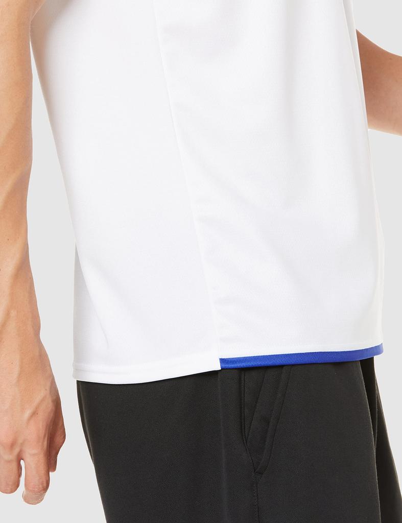 Теннисная одежда Одежда для бадминтона Быстросохнущая игровая футболка Впитывающая пот Быстросохнущая Dynamotion Fit 72MA1020 Белый x Синий XS [Mizuno]