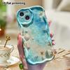 Phone case: 2D flat, compatible with iPhone 12Pro, 13, 14, 15, 16, 17, 18 protective case, phone decoration, clear shallow sea, perfect gift for Chris