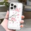 Чехол для телефона 'Падающие розовые цветы сакуры' для IPhone 17 15 16 14 13 12 11 Pro Max Plus 12 13 Mini Защитный чехол из ТПУ