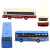 Bus Collection Bus Model, Minibus, Car Model, 1:150, Set of 6, Route Bus Model, Building Model, Diorama, Scenery Collection, Educational, DIY