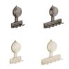 Reusable Suction Cup Hooks Punch-Free Universal Hook Storage Rack for Coat Towel  Behind The Door