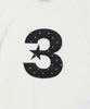 BAUF 3 Logo Dot Slim Fit T-Shirt [White]