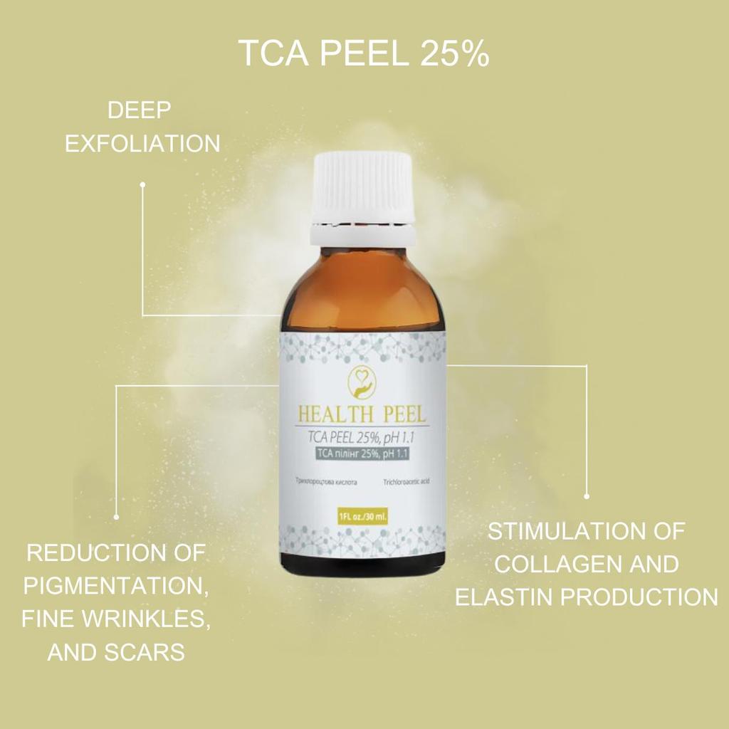 Health Peel TCA peel 25%, pH1.1. / TCA пилинг 25%, pH1.1, 30мл.