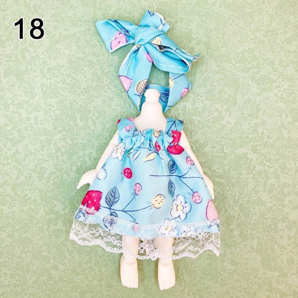 Детский DIY Девочки Высококачественный Наряд 18 Стилей Можно Наряжать Юбочный Костюм 16~17см Кукла/1/8 BJD Кукла