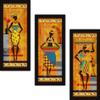 Wall Paintings For Living Room With Frame - Tribal Abstract Home Decor Large Art Bedroom -Set of 3