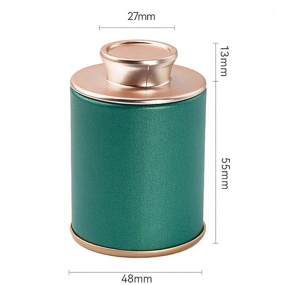 1 шт. пустая маленькая банка для чая, бытовая герметичная банка, мини-банка для хранения загара, зеленый, черный чай
