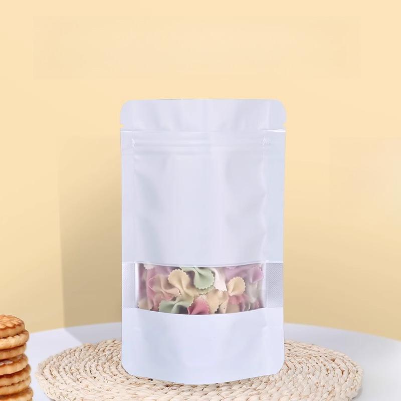 Окно Независимый Пакет из Алюминиевой Фольги с Запайкой, Цветной Влагостойкий и Светонепроницаемый Пакет для Упаковки Цветочного Чая и Орехов, Пакеты для Запайки Конфет и Снеков