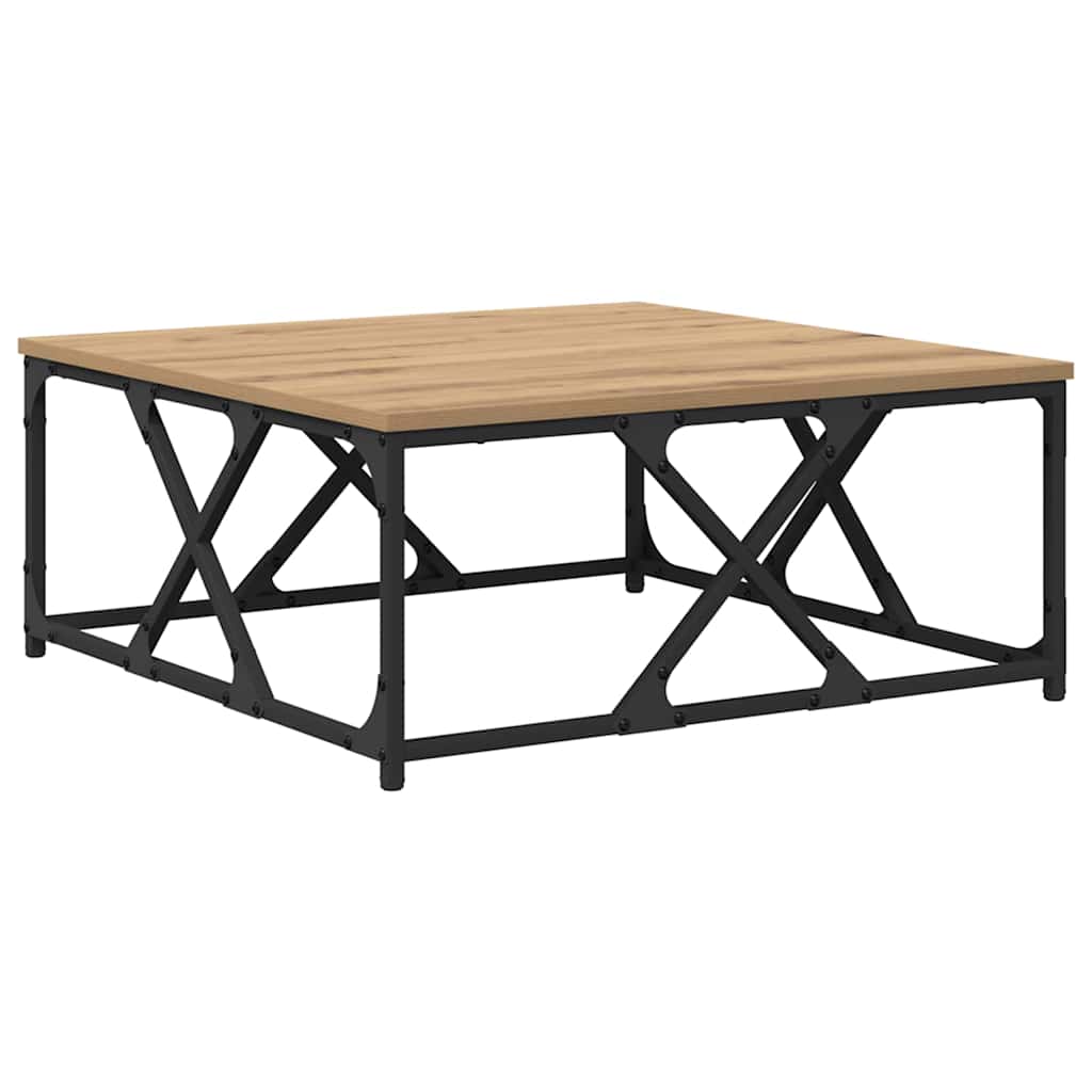 Artisan Oak Coffee Table 70 x 70 x 30 cm Engineered Wood