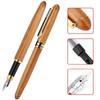 0.7mm-2.9mm Art Fine Nib Calligraphy Stationery Broad Stub Bamboo Fountain Pens Chisel-pointed