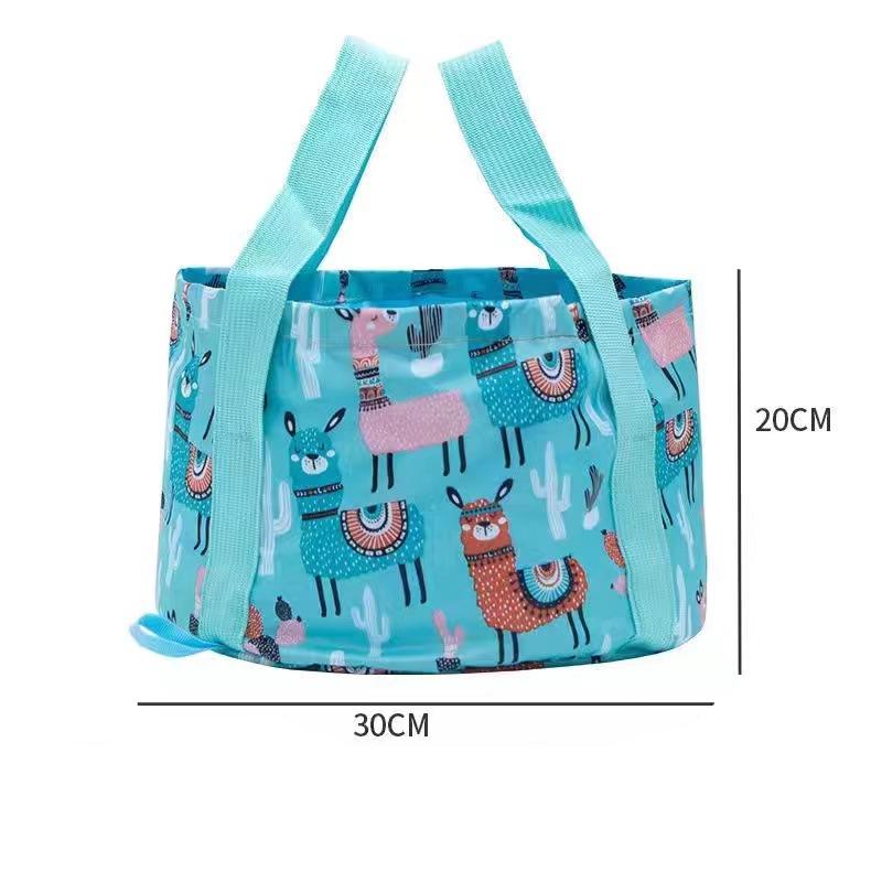 Складная дорожная ванночка для ног: Портативный таз для замачивания ног, умывания лица и стирки. Идеально для дома и улицы.