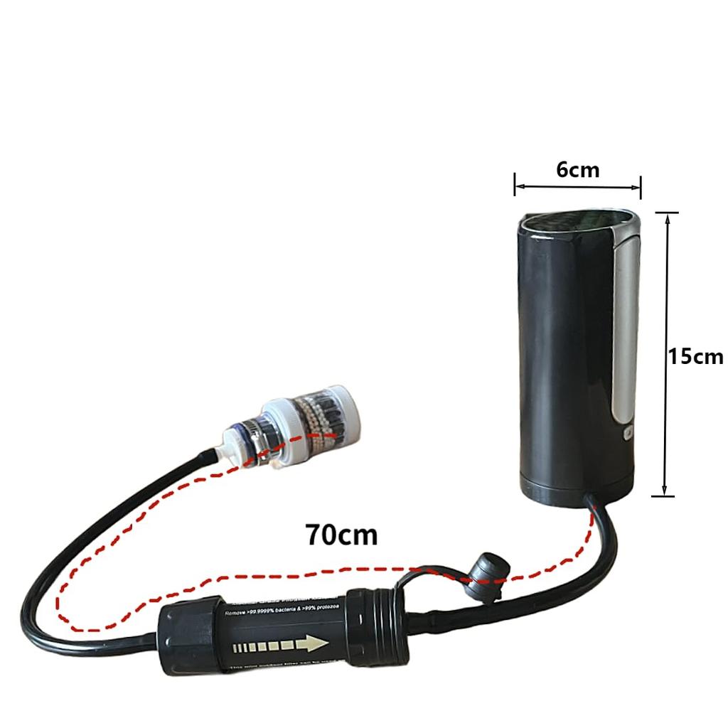 Portable Water Disaster Convenient Purifier, Electric, Portable, Outdoor, Climbing, Camping, Evacuation, Prevention, Portable,