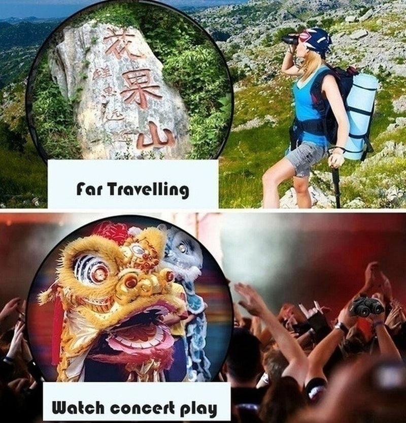 Телескоп бинокля с биноклем ночного видения для инструментов для кемпинга