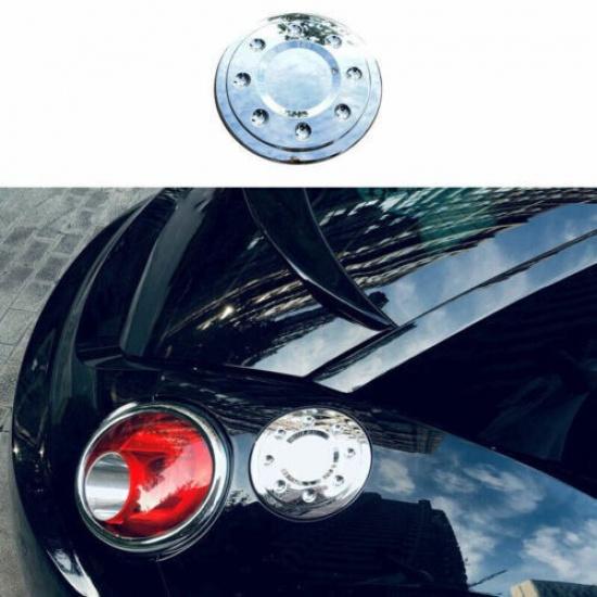 Fit For VW Beetle 2005 2006-2010 ABS Chrome Outside Fuel Oil Tank Cap Cover Trim