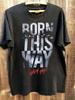 Винтаж Леди Гага Born This Way футболка с коротким рукавом черного цвета VK01041 Унисекс футболка