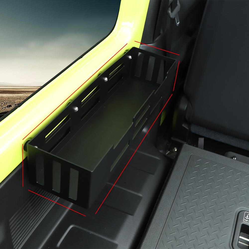 Trunk Side Storage Box Bracket Back Trunk Multifunctional Metal Organizer Box Suzuki Jimny 2019- 2023 Car Accessories