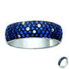 Silver Ring 'Sissi' Silver Blue (rhodium) - 6 Mm