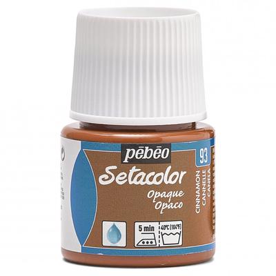 Краска для ткани Pebeo Можно красить на темных тканях Seta Color Непрозрачный цвет 45 мл Корица 93