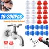 10-200Pcs Faucet Leak-proof Sealing Gasket Valve Threaded Pipe Hose Silicone Sealing Washer Ring Plumbing Plug Prevent Leakage