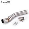 Stainless Steel Middle Section Exhaust for 300AC/300R/300RR/500 Motorcycles