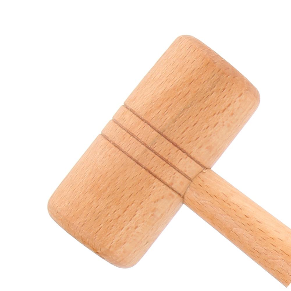 2Pcs Hammer Length 26cm Jewelry Hammer Wood color Metal Processing Tool For DIY Repair