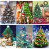 5D DIY Diamond Painting Christmas Tree Diamond Embroidery Christmas Cross Stitch Full Round Drill Home Decor Manual Gift
