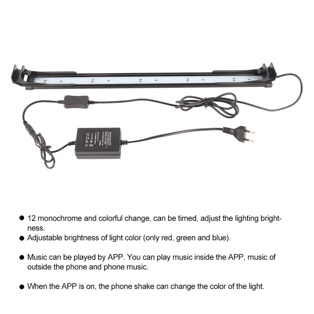 Аквариум с приложением для телефона LED кронштейн регулируемый цветной светильник для аквариума