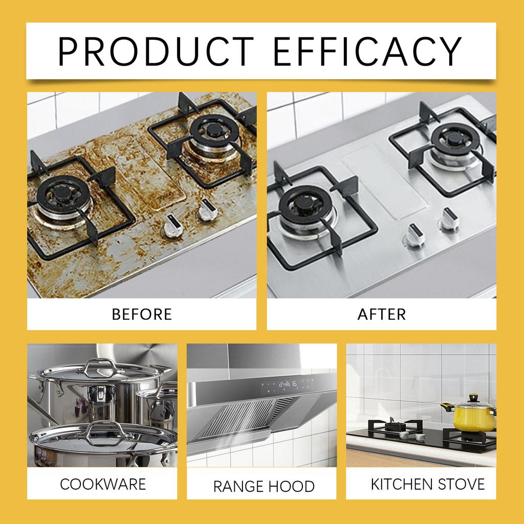 JAKEHOE Degreasing Cleaner Gentle Cleaning Kitchen Grease Household Kitchen Cooktop Grease Cleaner