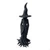 Halloween Witch Statue Scary 19.7inch Home Decor for Garden Bookcase Yard