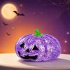 Сжимаемая тыква с блестками, игрушка для снятия стресса, мягкая, нетоксичная, эластичная, фиджет-аксессуар для вечеринки на Хэллоуин, украшение для домашнего стола