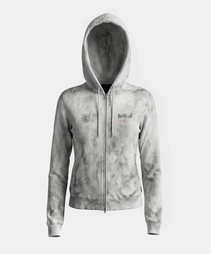 Худи на молнии Badblood Sun Faded 2 - Белый