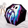 1pc Ghost Pixel Automatic Umbrella High Quality Canopy, Portable Folding Umbrella with, Ideal Gift for - Travel, Everyday, Formal Events, Stylish Acce