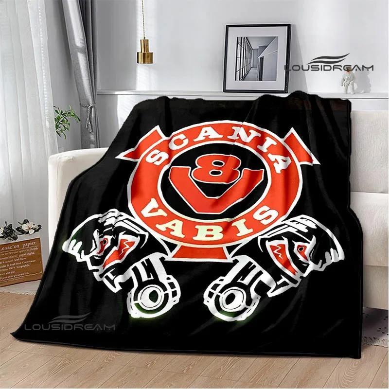 3D S-Scania truck Printed blanket Picnic blanket Warm Flannel blankets Home bed linings blankets for beds Birthday Gift