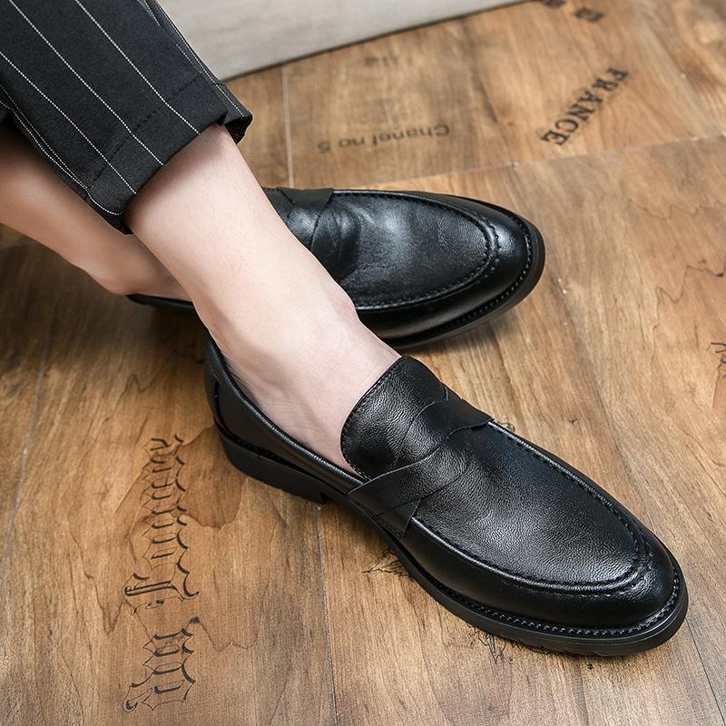Мужские туфли для отдыха и бизнеса, мокасины, роскошь, модный минималистский и универсальный стиль, свадебные вечеринки и офисная обувь