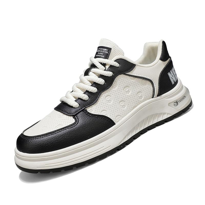 Versatile Casual Leather Men Sneakers Comfortable Trend Board Shoes for Men Breathable Sneakers Sports Shoes Men Running Shoes