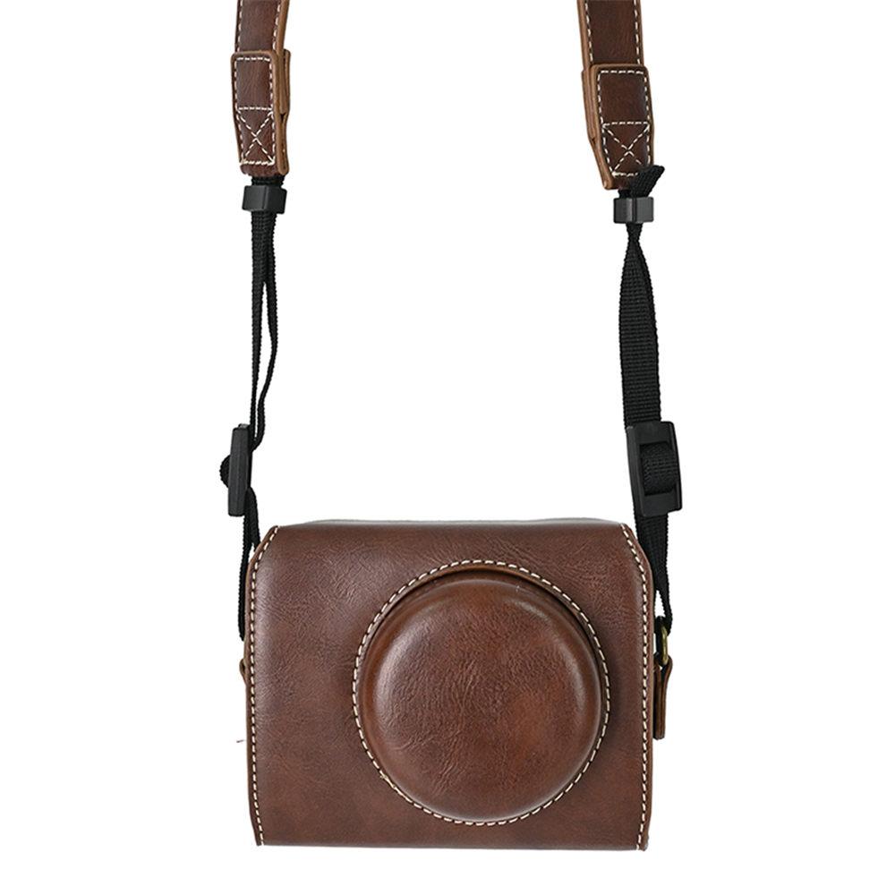 ZV1F Чехол-сумка из ПУ кожи для камеры Sony ZV-1F ZV1F, чехол на весь корпус с ремешком