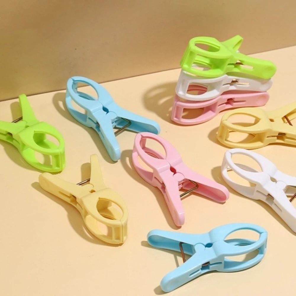 15PCS Plastic Quilt Clips Rust Proof Windproof Clothespins Bed Sheets Clips  Drying Laundry