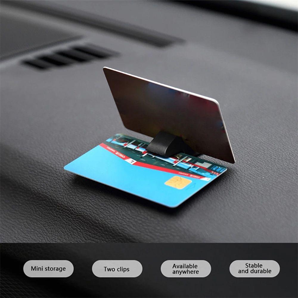 Auto Dashboard Car Parking Card Clamp Card Fixed Holder Card Slot Holder Card Slot Fixed Clip