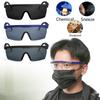 Dustproof Paint Curing Clear Lens UV Lab  Adjustable Protection Glasses Goggles Safety