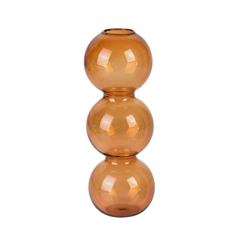 Стеклянная ваза в скандинавском стиле, домашний декор, пузырьковая ваза, украшение для гостиной, террариум, ваза для цветов, горшки для растений, декоративный аксессуар для дома, подарок