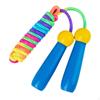 Colorful Kids Jump Rope 2.4M with Wooden Handle Skipping Jumping for Boys Girls Outdoor